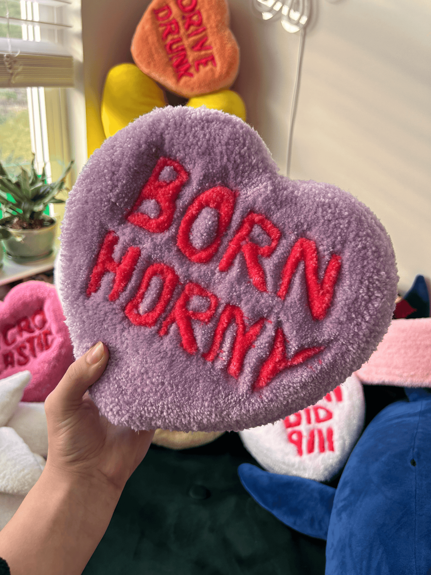 Candy Heart Pillows