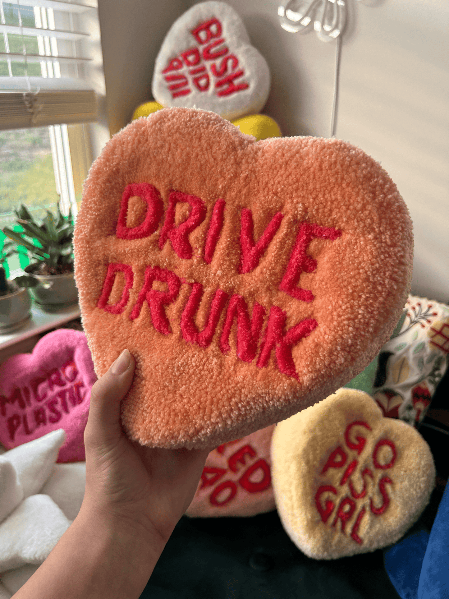 Candy Heart Pillows