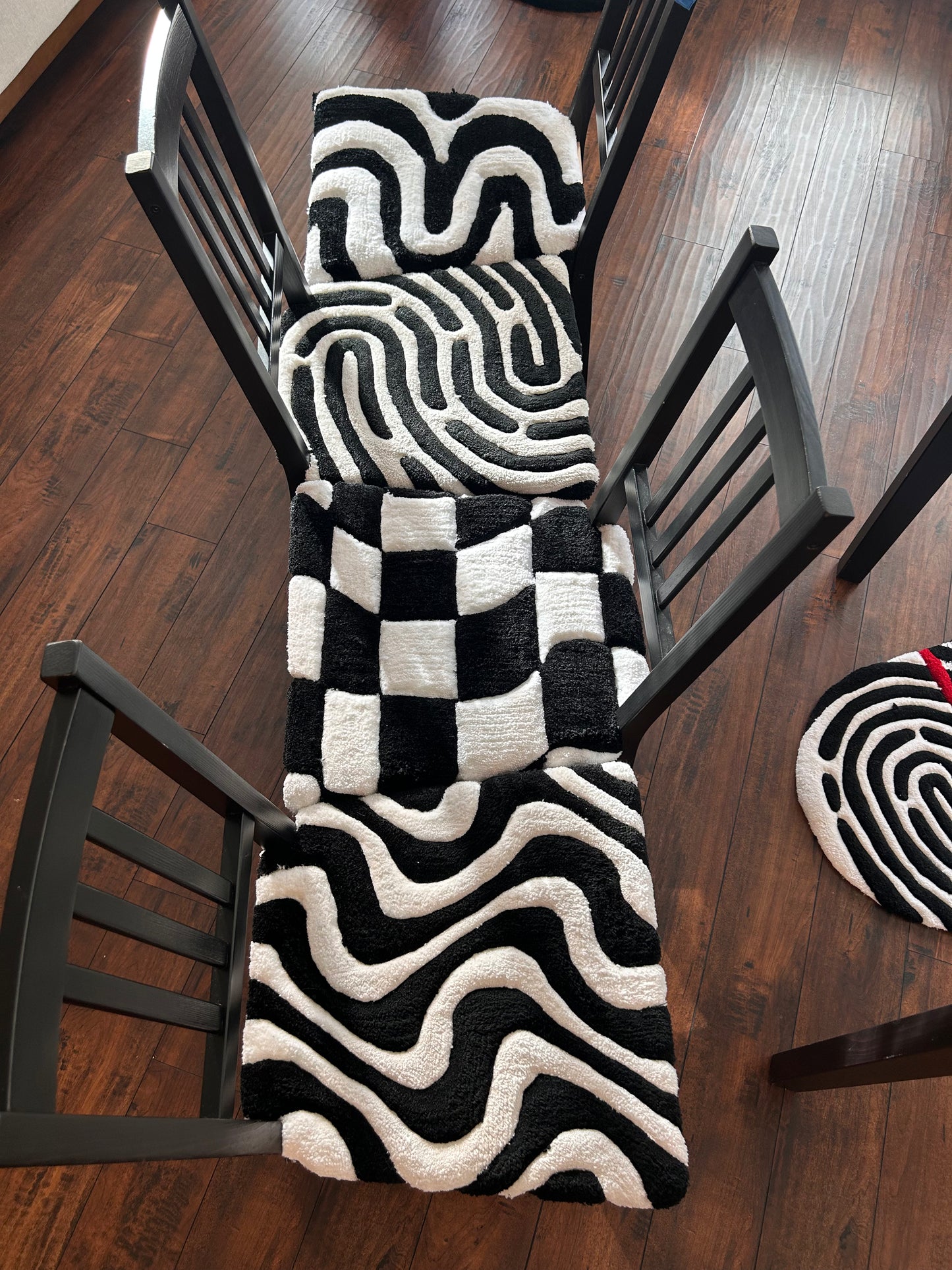 Tufted Four Piece Chair Set