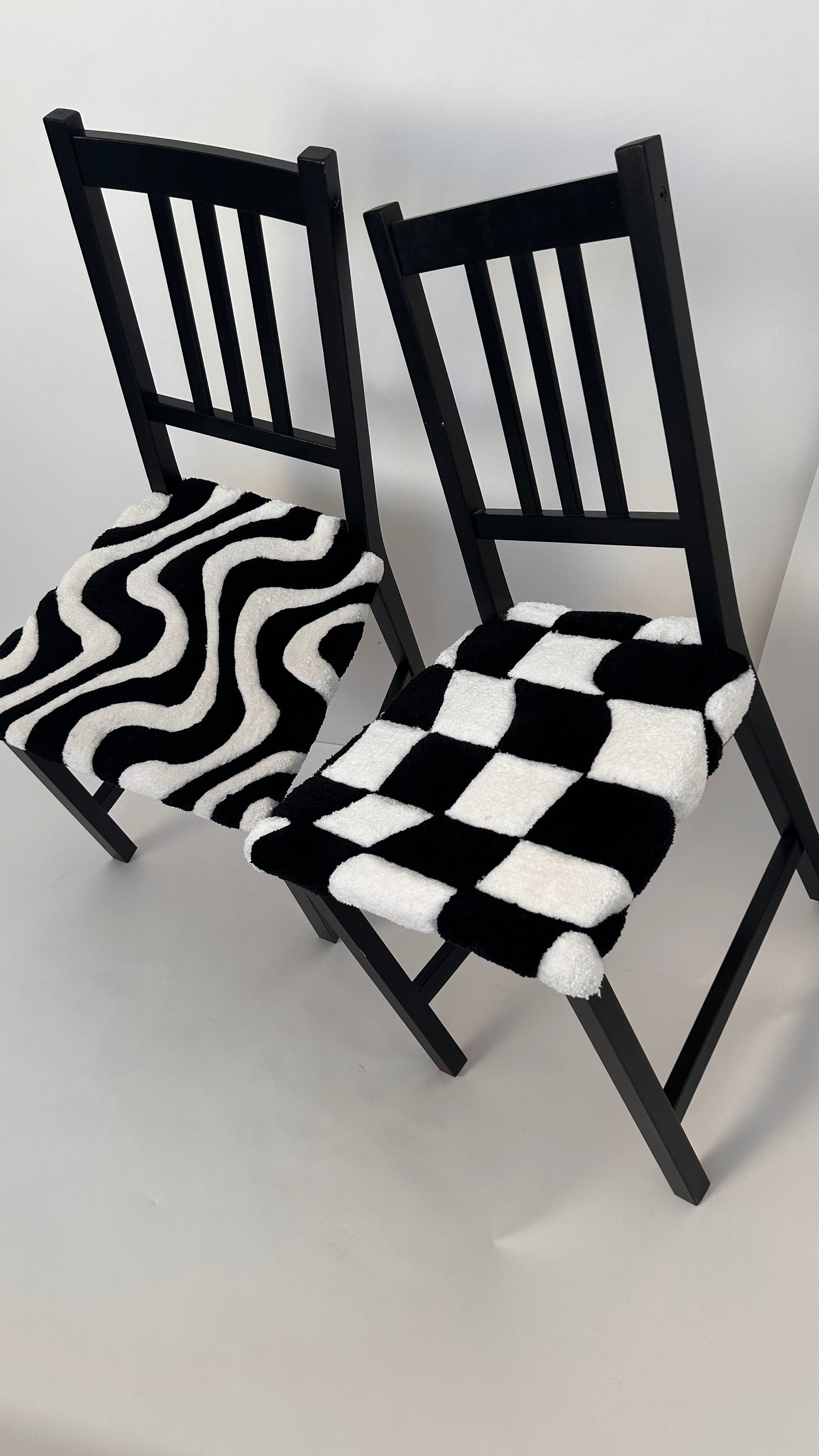 Tufted Four Piece Chair Set