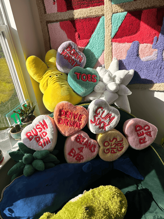 Candy Heart Pillows