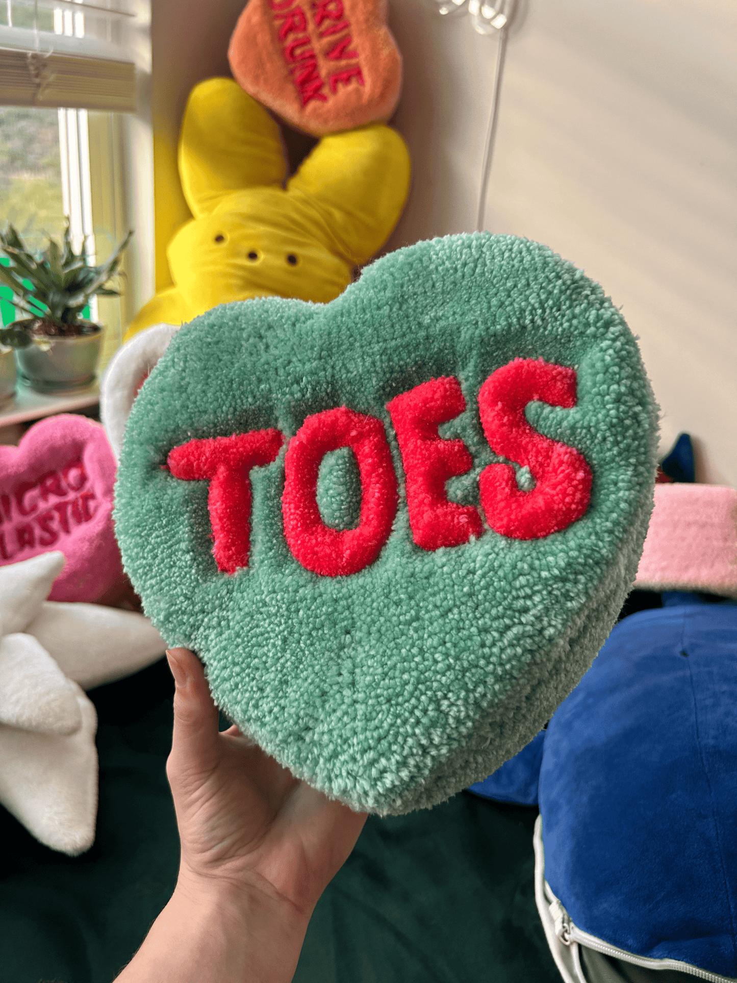 CUSTOM Candy Heart Pillows