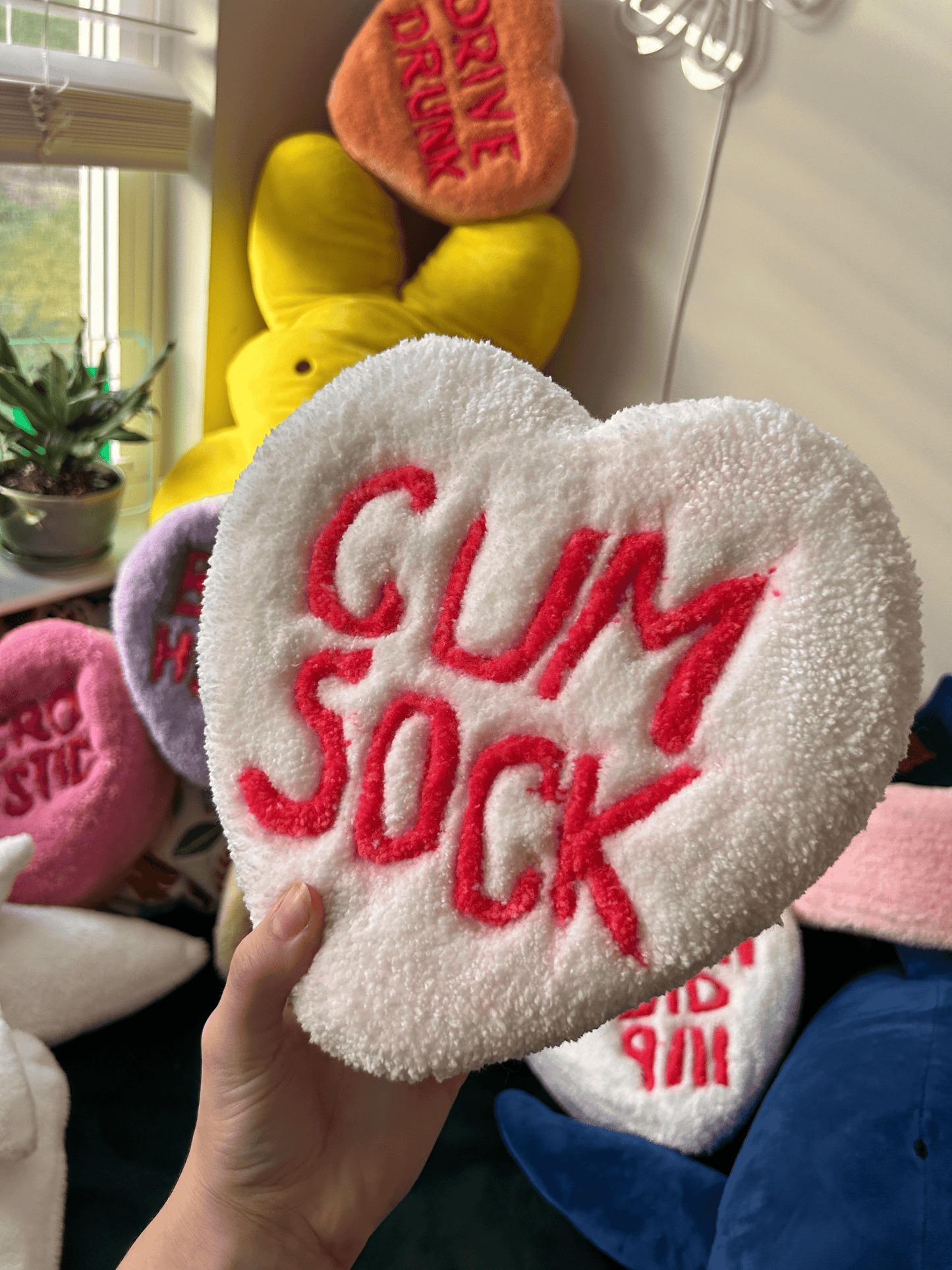 CUSTOM Candy Heart Pillows