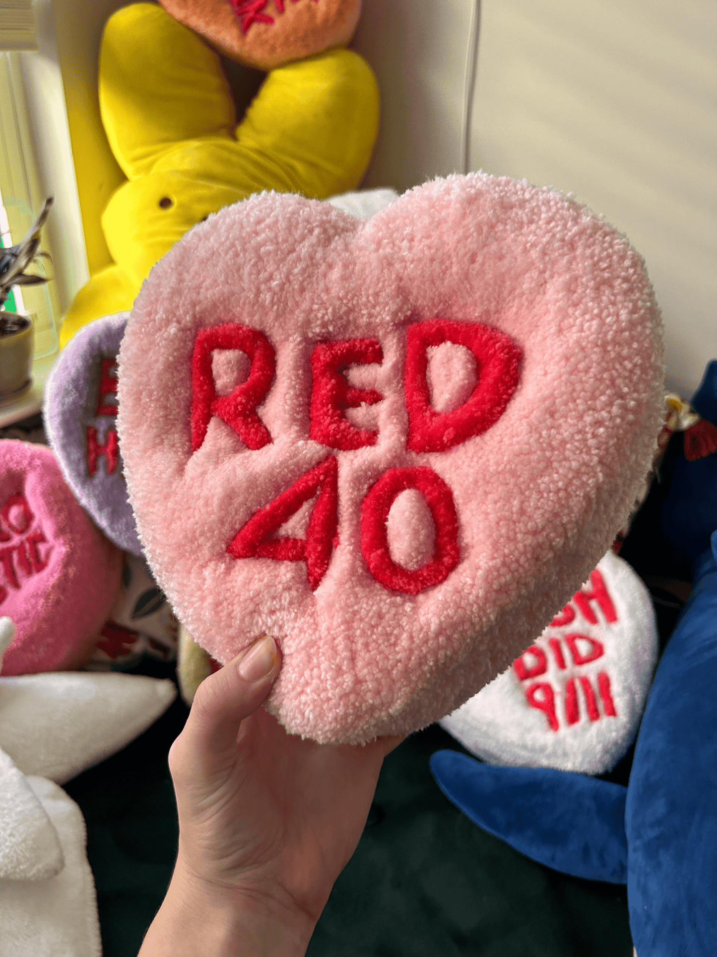 CUSTOM Candy Heart Pillows