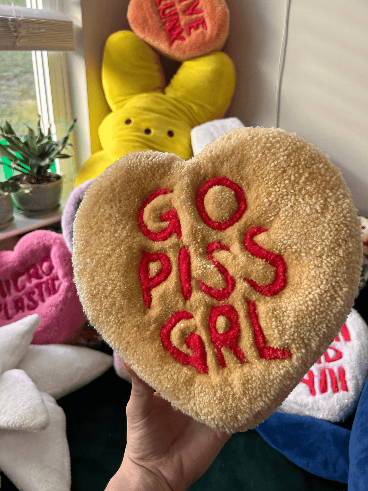 CUSTOM Candy Heart Pillows