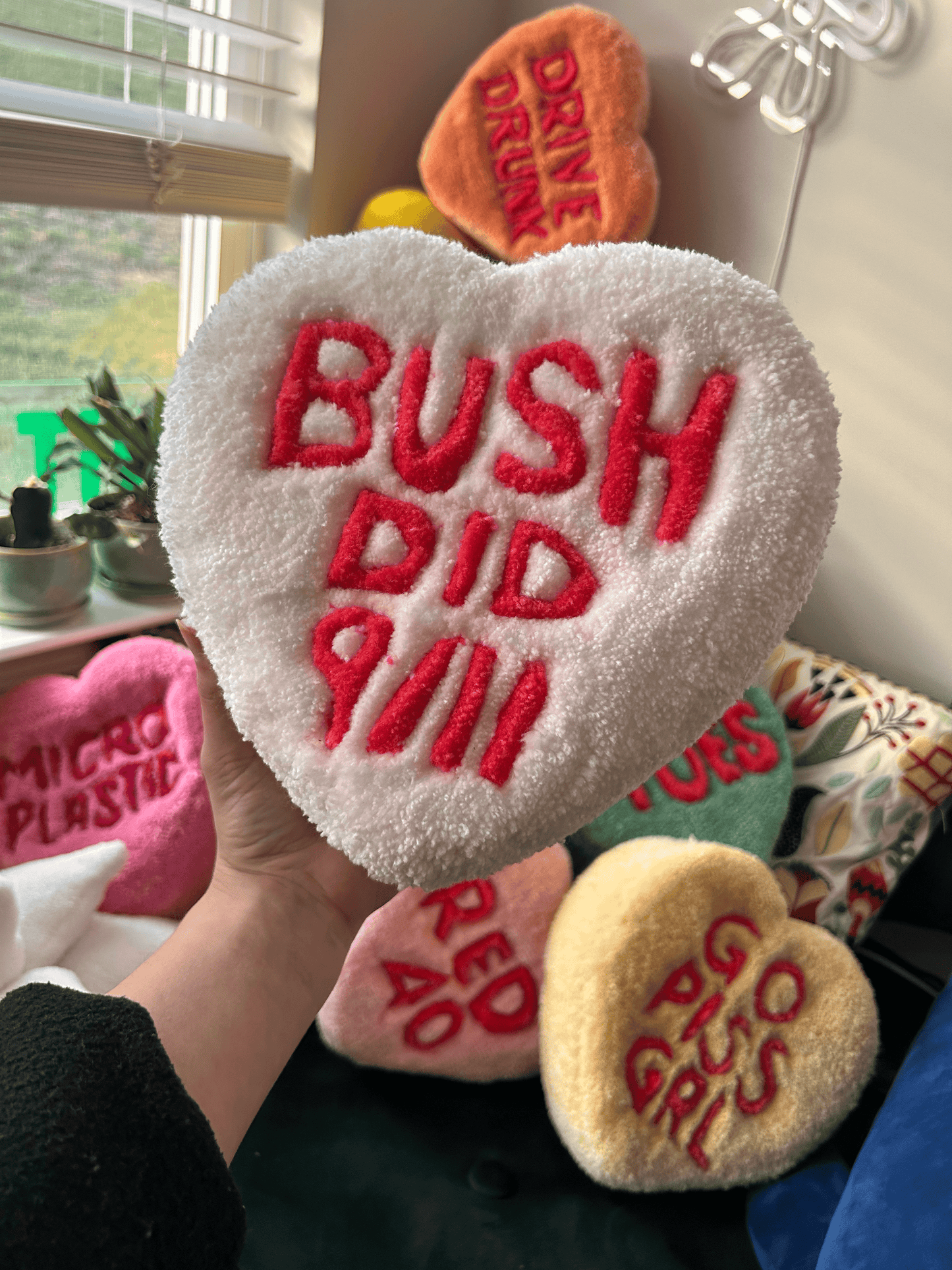 Candy Heart Pillows