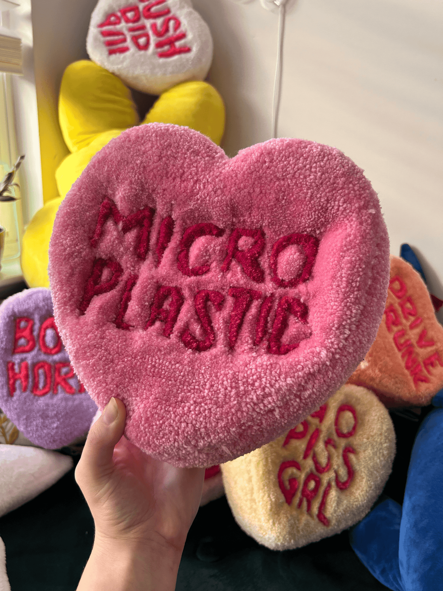 Candy Heart Pillows