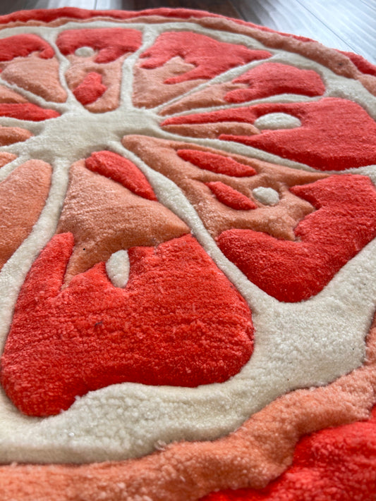 Grapefruit Slice Rug